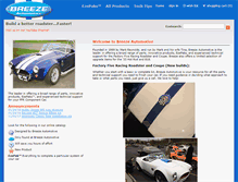 Tablet Screenshot of breezeautomotive.com